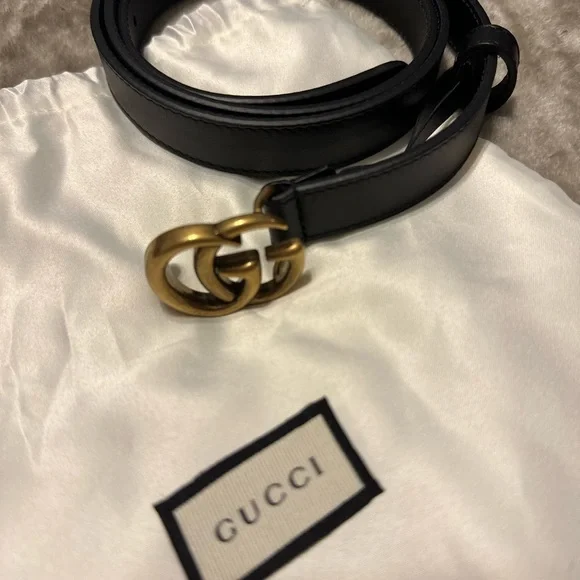 Authentic Gucci Belt Women’s .5” - Picture 2 of 10